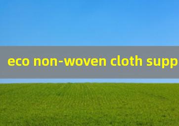 eco non-woven cloth supplier